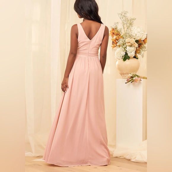 NWT Lulu's Blush Thoughts of Hue Dress Size Small - Picture 2 of 3